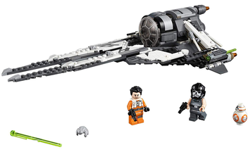  «Конструктор LEGO Star Wars Перехоплювач СІД Чорного аса 396 деталей (75242)», бренду LEGO - фото №3 - мініатюра