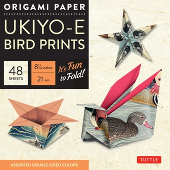 Паперова книга «Origami Paper - Ukiyo-E Bird Prints» - фото №1 - мініатюра