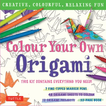 Паперова книга «Colour Your Own Origami Kit» - фото №1 - мініатюра