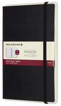  «Блокнот Moleskine Paper Tablet Лінійка Чорний (PTNL31BK01)», бренду Moleskine - фото №1 - мініатюра