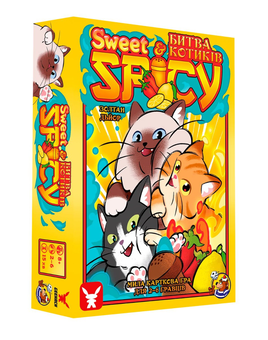  «Настільна гра Geekach Sweet & Spicy. Битва котиків (GKCH073SP)», бренда Geekach Games - фото №1 - миниатюра