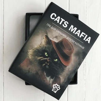 «Картки для настільної гри мафія WoodCat: Котомафія», бренда WoodCat - фото №1 - миниатюра