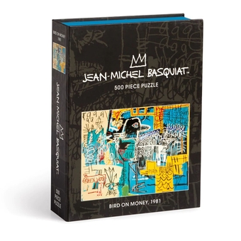  «Basquiat Bird on Money 500 Piece Book Puzzle», бренда Galison - фото №1 - миниатюра