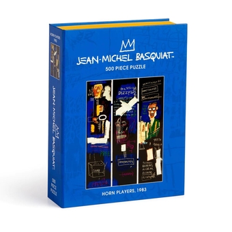 «Пазл Galison Basquiat Horn Players 500 Piece Book Puzzle», бренда Galison - фото №1 - миниатюра