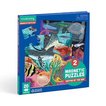  «Пазл Mudpuppy Depths of the Seas Magnetic Puzzle», бренда Mudpuppy - фото №1 - миниатюра