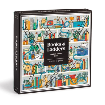  «Books and Ladders Classic Board Game», бренда Galison - фото №1 - миниатюра