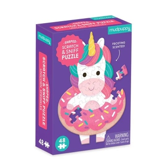  «Пазл Mudpuppy Unicorn Sprinkles 48 Piece Mini Scratch & Sniff Puzzle», бренда Mudpuppy - фото №1 - миниатюра