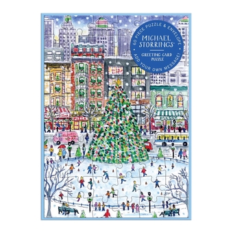  «Пазл Galison Christmas in the City by Michael Storrings 60 ел.», бренда Galison - фото №1 - миниатюра