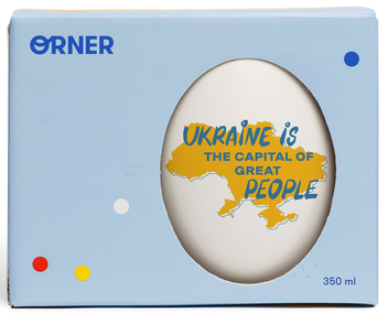 «Чашка Ukraine is the capital of great people», бренда Orner - фото №3 - миниатюра