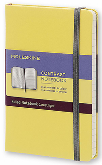  «Блокнот Moleskine Contrast маленький желтый (LCCTMM710M12)», бренда Moleskine - фото №1 - миниатюра