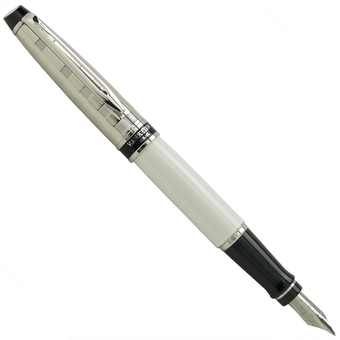  «Перьевая ручка Waterman Expert Deluxe White CT (10 039)», бренда Waterman - фото №1 - миниатюра
