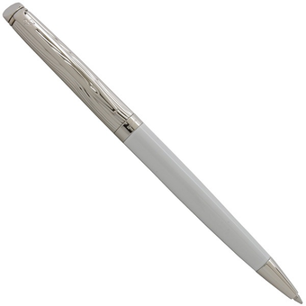  «Шариковая ручка Waterman Hemisphere Deluxe White CT (22 063)», бренда Waterman - фото №1 - миниатюра