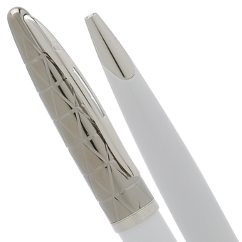  «Шариковая ручка Waterman Carene Deluxe Contemporary White ST (21 206)», бренда Waterman - фото №3 - миниатюра