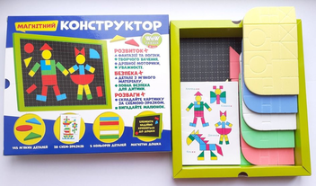 «Магнітний конструктор Super Танграм (200000014У)», брендов Мій успіх+, Ранок. Наочні посібники, Ранок - фото №3 - миниатюра