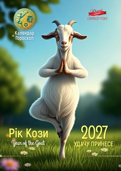 Бумажная книга «Календар "Рік кози удачу принесе" 2027» - фото №1 - миниатюра
