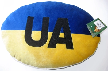 «Подушка Тигрес Дорожный знак UA (ПШ-0061)», бренда Тигрес - фото №2 - миниатюра