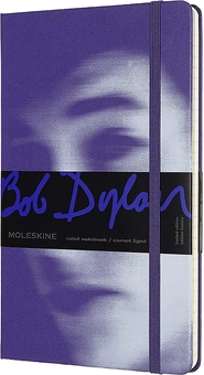  «Блокнот Moleskine Bob Dylan Линейка Фиолетовый (LEBDQP060B)», бренда Moleskine - фото №1 - миниатюра