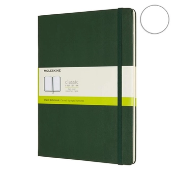  «Блокнот Moleskine Classic Нелинованный Миртовый зеленый (QP092K15)», бренда Moleskine - фото №2 - миниатюра