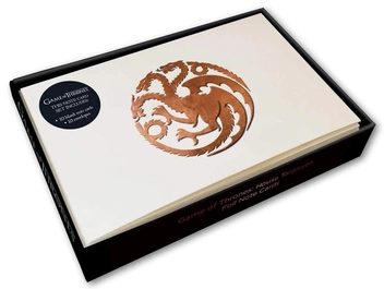 Паперова книга «Game of Thrones: House Targaryen Foil Note Cards» - фото №1 - мініатюра