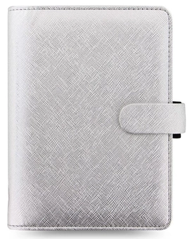  «Органайзер Filofax Saffiano Personal Metallic Silver (20-028754)», бренда Filofax - фото №1 - миниатюра