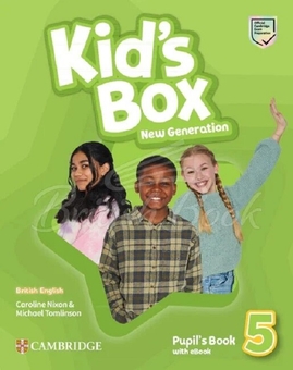 Паперова книга «Kid's Box New Generation 5 Pupil's Book with eBook», авторів Керолайн Ніксон, Майкл Томлінсон - фото №1 - мініатюра