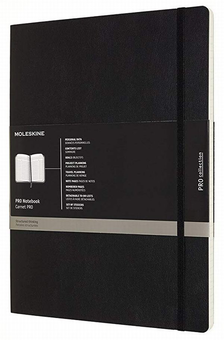  «Записная книга Moleskine PRO недатированная XXL черная (PROPFNTB7SBK)», бренда Moleskine - фото №1 - миниатюра