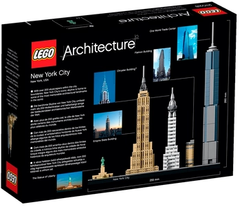  «Конструктор LEGO Architecture Нью-Йорк (21028)», бренду LEGO - фото №2 - мініатюра