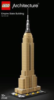  «Конструктор LEGO Architecture Емпайр-стейт-білдінг (21046)», бренду LEGO - фото №3 - мініатюра