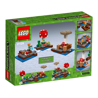  «Конструктор LEGO Minecraft Грибной остров (21129)», бренда LEGO - фото №3 - миниатюра