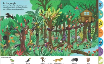 Бумажная книга «My First Search and Find: Wild Animals» - фото №2 - миниатюра