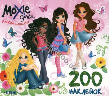 Бумажная книга «Moxie Girlz. Альбом наклейок. 200 наклейок» - фото №1 - миниатюра