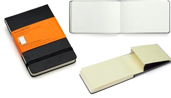  «Карманная записная книжка репортера Moleskine Черная в линию (978-88-8370-548-9)», бренда Moleskine - фото №5 - миниатюра