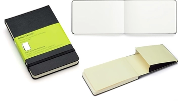  «Карманная записная книжка репортера Moleskine Черная нелинованная (978-88-8370-550-2)», бренда Moleskine - фото №6 - миниатюра
