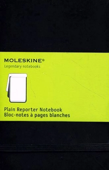  «Карманная записная книжка репортера Moleskine Черная нелинованная (978-88-8370-550-2)», бренда Moleskine - фото №1 - миниатюра