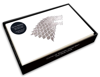 Паперова книга «Game of Thrones: House Stark Foil Note Cards» - фото №1 - мініатюра