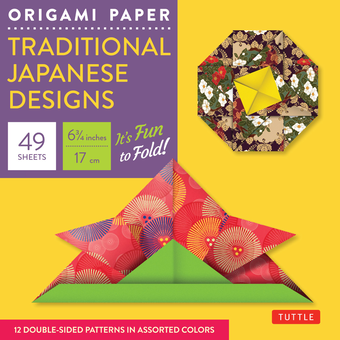 Бумажная книга «Origami Paper. Traditional Japanese Designs» - фото №1 - миниатюра