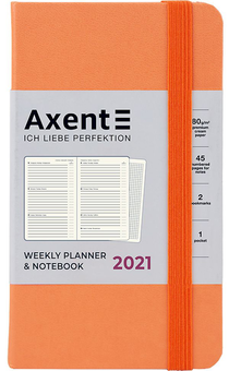  «Еженедельник Axent Pocket Strong 2021 Персиковый (8508-21-42-a)», бренда Axent - фото №1 - миниатюра