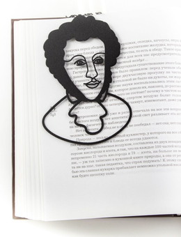 «Закладка для книг Atelier Article А.С. Пушкин (16190167122667)», бренда Atelier Article - фото №1 - миниатюра
