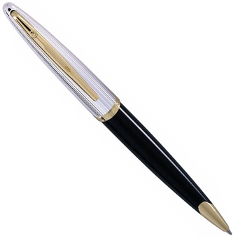  «Кулькова ручка WATERMAN DeLuxe Black Silver (21 200)», бренду Waterman - фото №1 - мініатюра