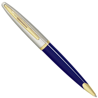  «Кулькова ручка Waterman Carene DeLuxe Blue Silver (21 202)», бренду Waterman - фото №1 - мініатюра