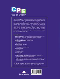 Бумажная книга «CPE Use of English 1. Student's Book», автор Вирджиния Эванс - фото №2 - миниатюра