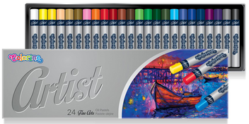  «Пастель олійна Colorino Artist 24 кольори (65719PTR)», бренду Colorino - фото №1 - мініатюра