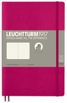  «Блокнот Leuchtturm1917 Paperback Точка Ягодный (358294)», бренда Leuchtturm1917 - фото №1 - миниатюра