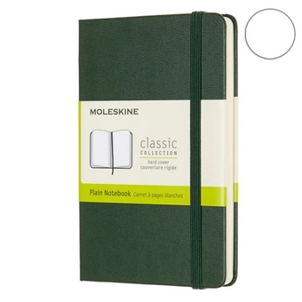  «Карманный блокнот Moleskine Classic Нелинованный Миртовый зеленый (QP012K15)», бренда Moleskine - фото №2 - миниатюра