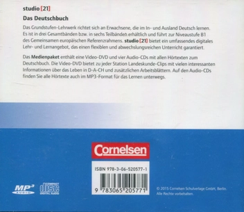 Паперова книга «Studio 21 A2 Medienpaket Mit Audio-CDs und Video-DVD» - фото №2 - мініатюра