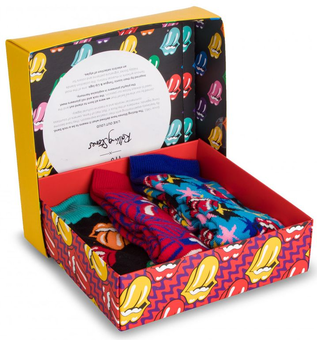 «Носки Happy Socks Rolling Stones Box Set 3 пары 36-40 р (XRLS08-0100)», бренда Happy Socks - фото №1 - миниатюра