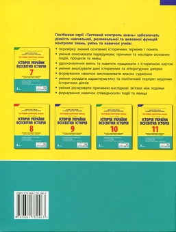 Бумажная книга «Історія України. Всесвітня історія. Тестовий контроль знань. 9 клас», авторов Александр Гисем, Александр Мартынюк - фото №3 - миниатюра