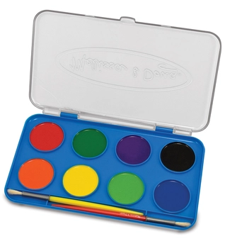 «Акварельные краски Melissa & Doug 8 цветов (4121)», бренда Melissa & Doug - фото №4 - миниатюра