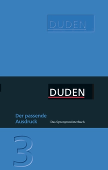 Бумажная книга «Der passende Ausdruck. Das Synonymwörterbuch» - фото №1 - миниатюра