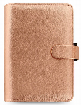  «Органайзер Filofax Saffiano Personal Rose Gold (18-022573)», бренда Filofax - фото №1 - миниатюра